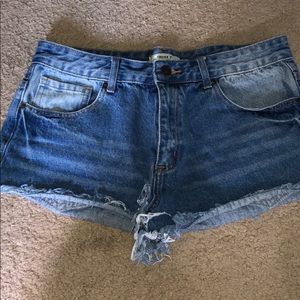 Jean shorts